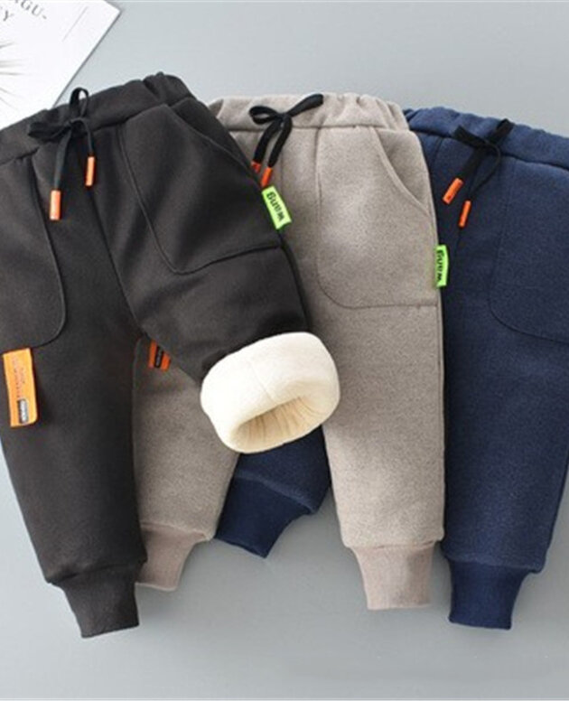 Fleece Padded Baby Warm Pants Girls Pants