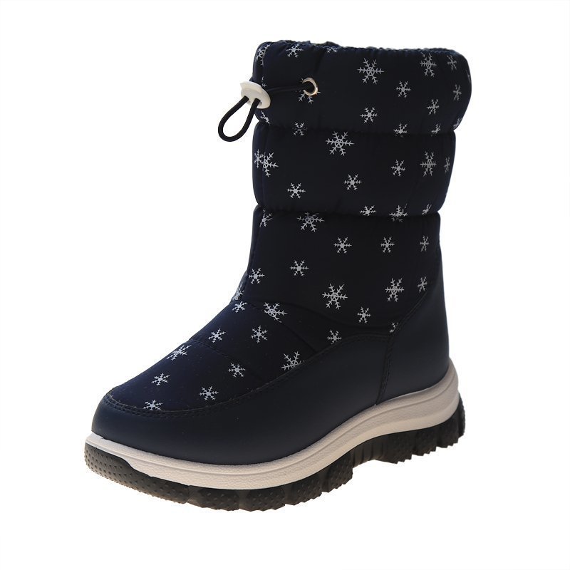 Middle Tube Cotton Boots Thickened Children's Boots For Children - Image 6