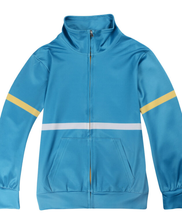 Boys And Girls Blue Zipper Jacket