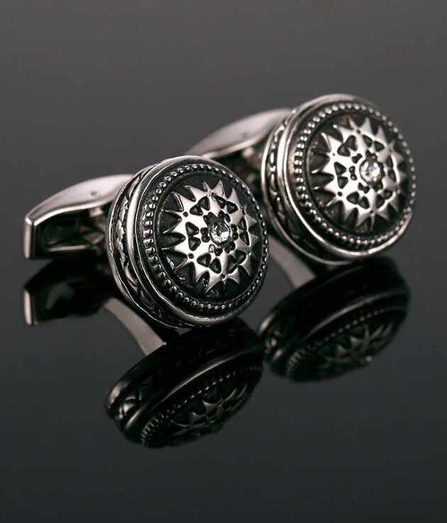 Business Dress Cufflinks French Diamond Cufflinks