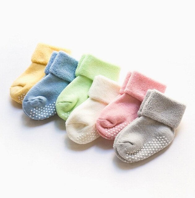Non-slip children socks