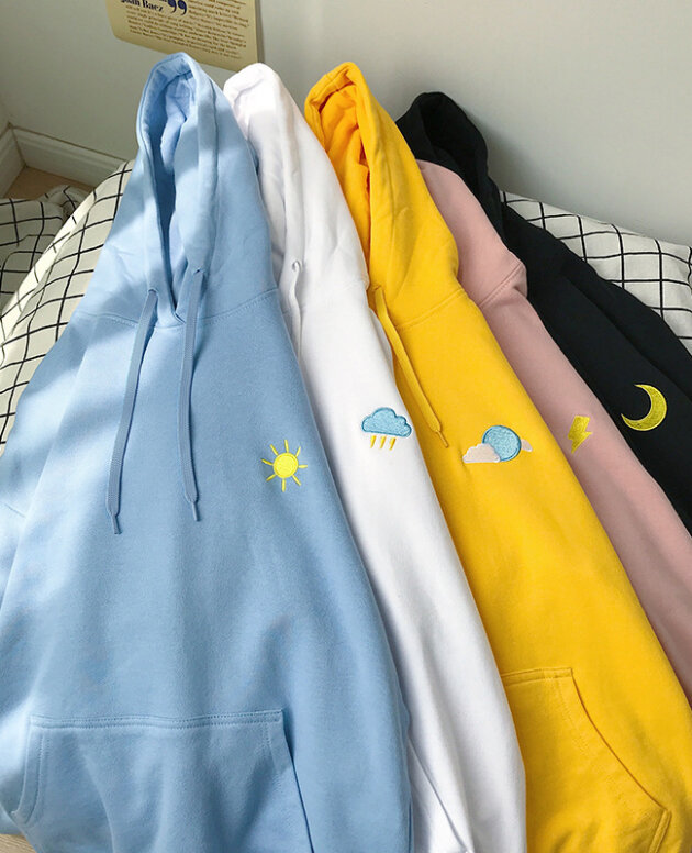 Sweatshirt boys ins trend loose all-match jacket hooded jacket men