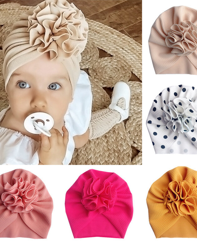Flowers Corn Kernels Children Babies Baby Baotou Hats