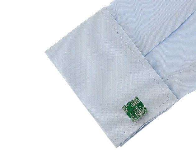 Personalized Fashion Cufflinks Circuit Board Shape Cufflinks