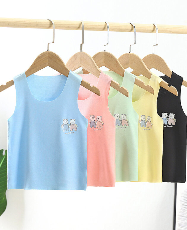 Modal Children's Vest Boneless Camisole Bottoming Shirt