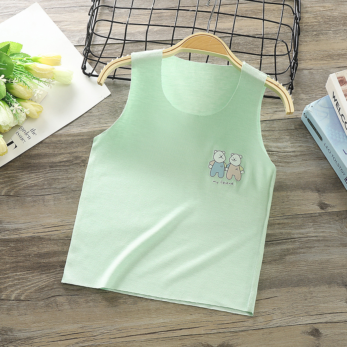 Modal Children's Vest Boneless Camisole Bottoming Shirt - Image 5
