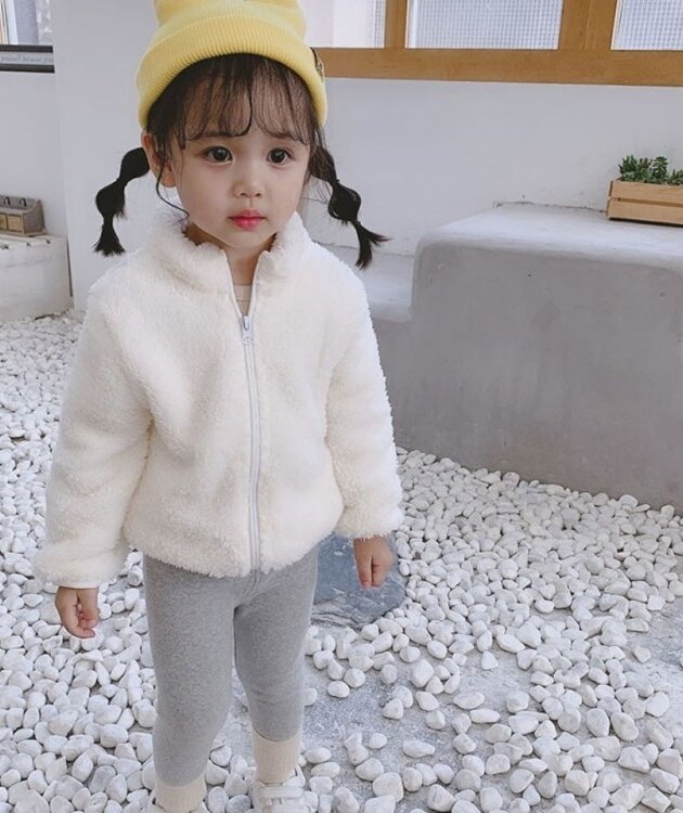 Girls' Jackets, Autumn And Winter New Children's Clothing, Children's Plush Outerwear
