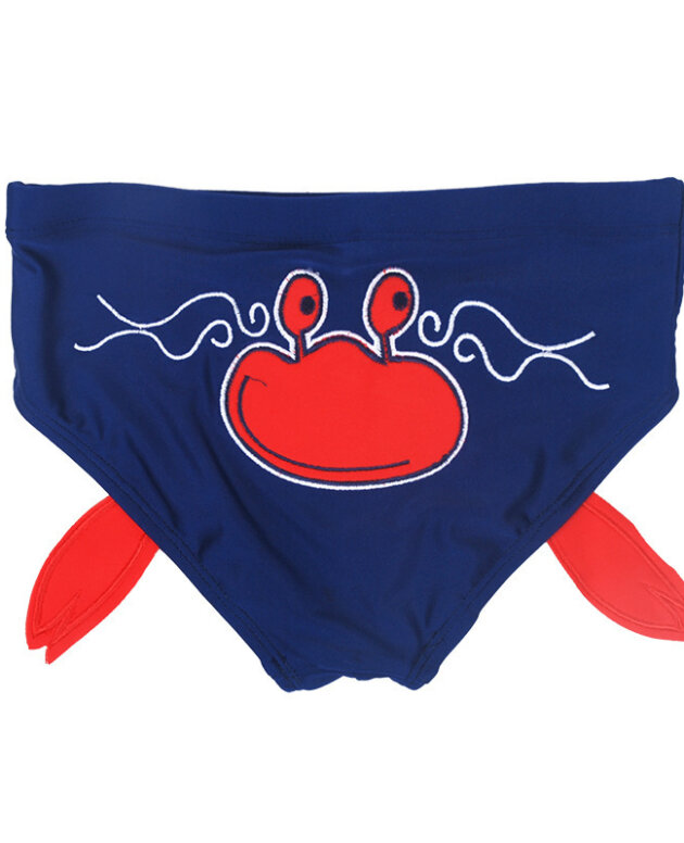 Baby Swimming Trunks Cute Embroidered Double Deck 1-3 Year Old Boys And Girls Learn Swimming Briefs Bathing Suit