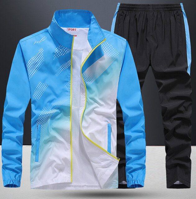 Men's Sportswear New Spring Autumn Piece Sets Man Sports