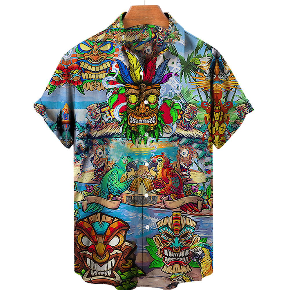 Beachwear Printed Shirt For Men - Image 7