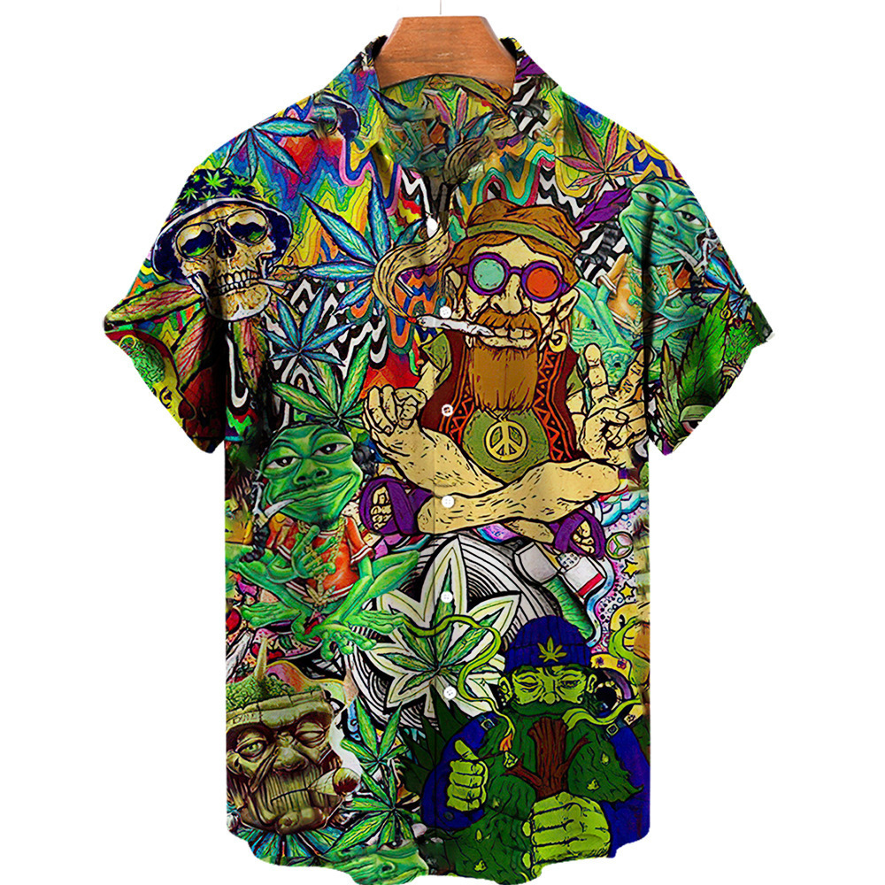 Beachwear Printed Shirt For Men - Image 9