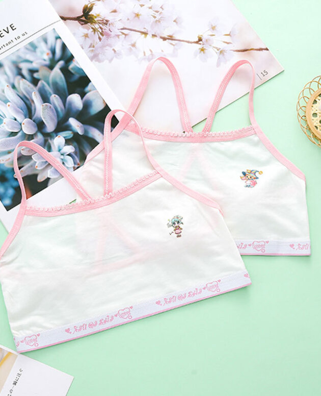 Primary School Students Development Period Girls Bra Sports Children's Underwear Vest