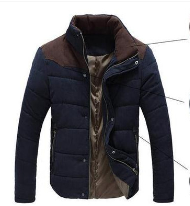 Warm Causal Parkas Male Outerwear Windbreak Jackets Coats - Image 2