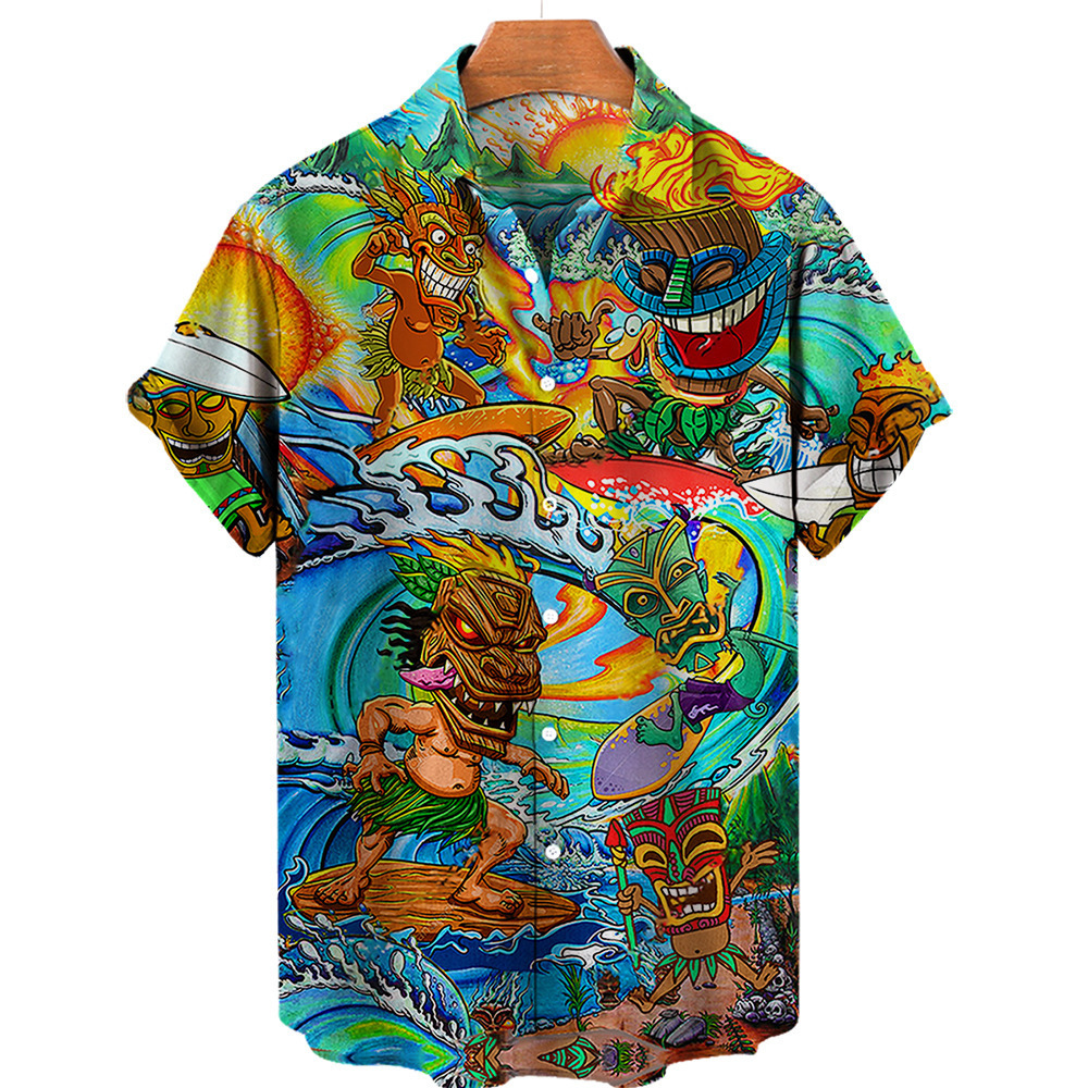 Beachwear Printed Shirt For Men - Image 8