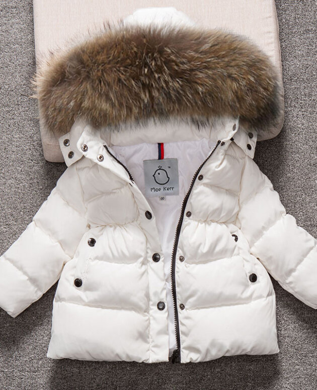 Boys and girls baby down jacket