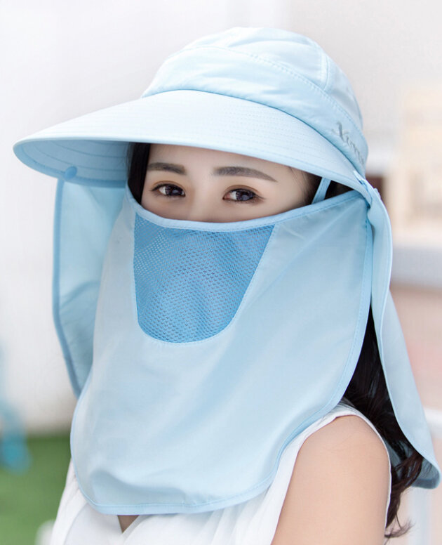 Summer Women's Hats Korean Version Of The Tide Sun Hats Big Rim Bike Sun Hats Sun Hats Face UV Protection Hats