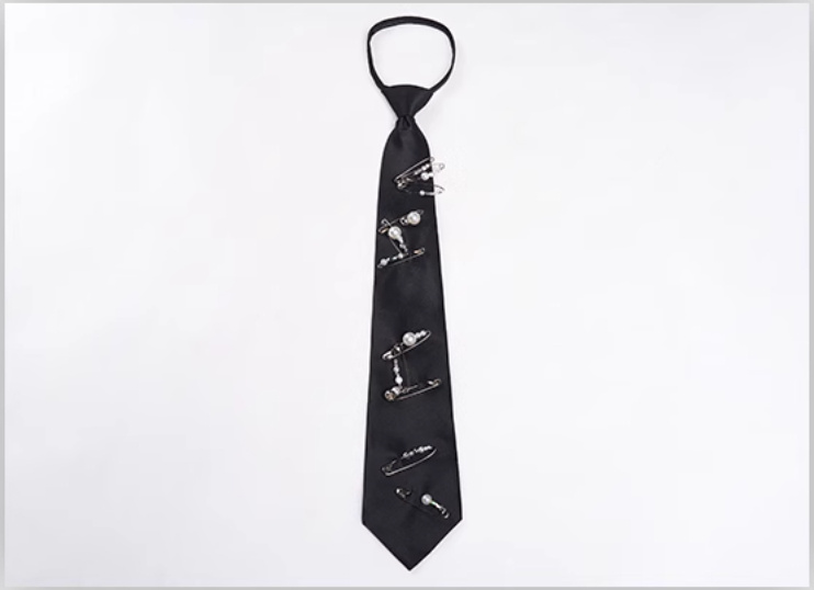 Handmade Pearl Pin Lazy Tie Men's Bow Tie - Image 6