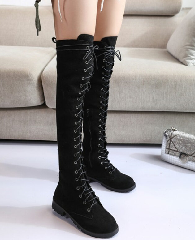 Women's High Boots Rider Motorcycle Boots Children