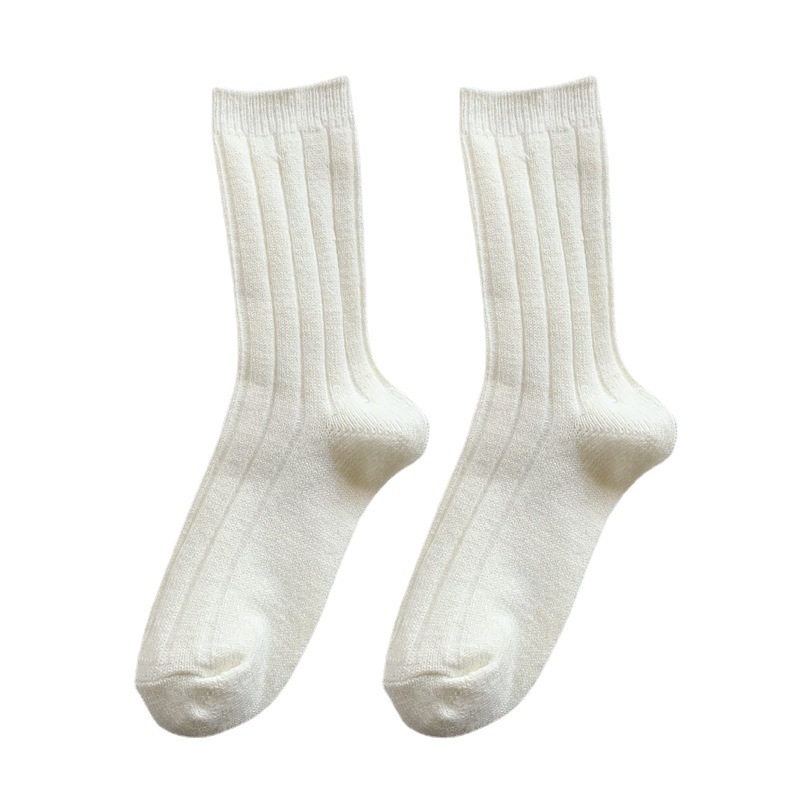 Solid Color Wool Socks Children - Image 7