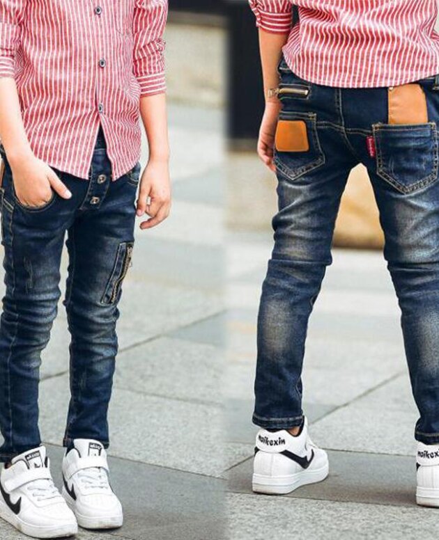 Boys stretch denim pants