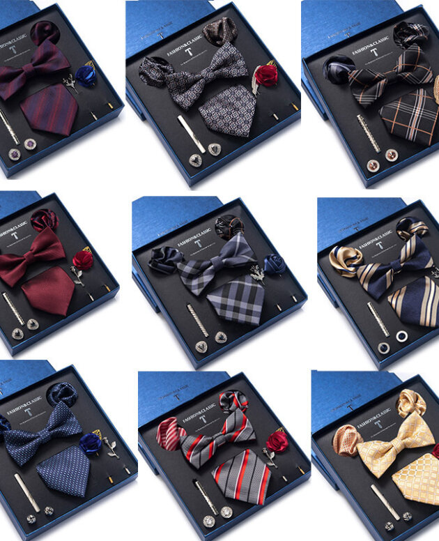 Tie 8-piece Set Formal Suit Men