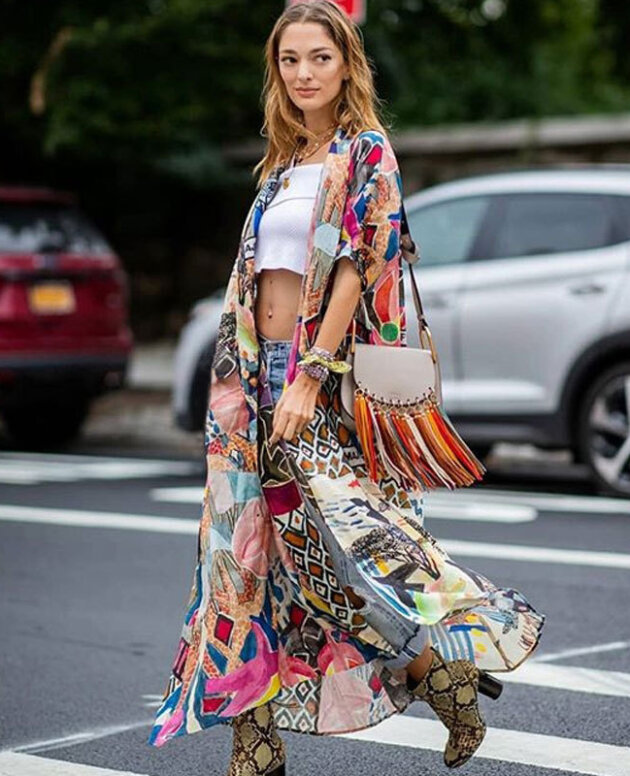 Printed holiday sunscreen beachwear