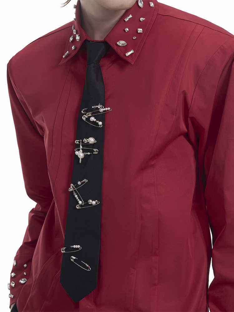 Handmade Pearl Pin Lazy Tie Men's Bow Tie - Image 2