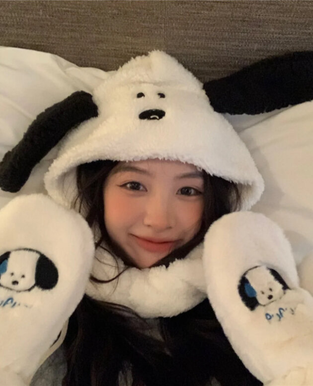 Students Wear Warm Fuzzy Hats