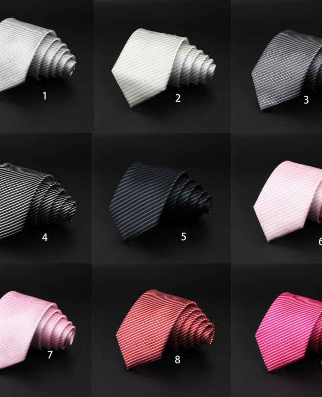 Men's Striped British Gentleman Polyester Fiber Tie