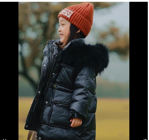 European And American Explosive Styles Girls' Down Jackets