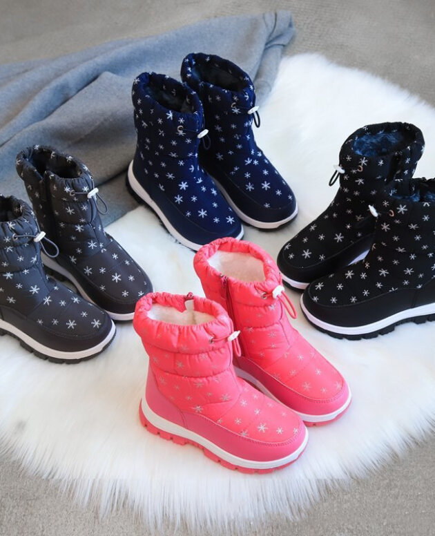 Middle Tube Cotton Boots Thickened Children's Boots For Children