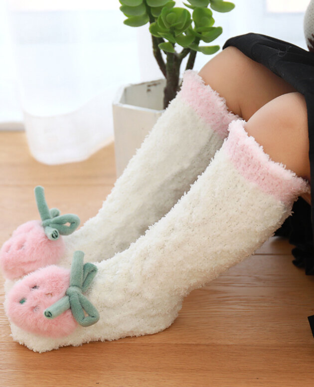 Warm Children Cartoon Doll Knee Socks