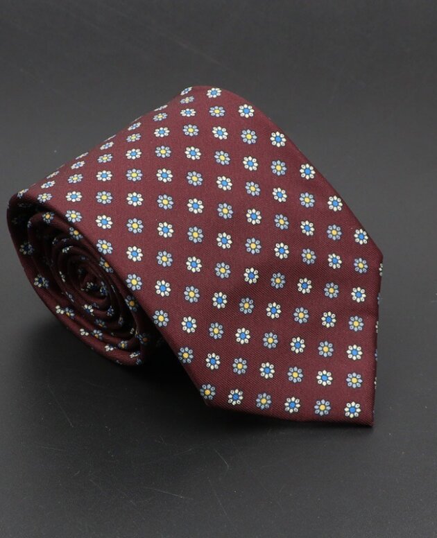 Super Soft Bohemian Silk Ties Men's Fashion 75mm Necktie