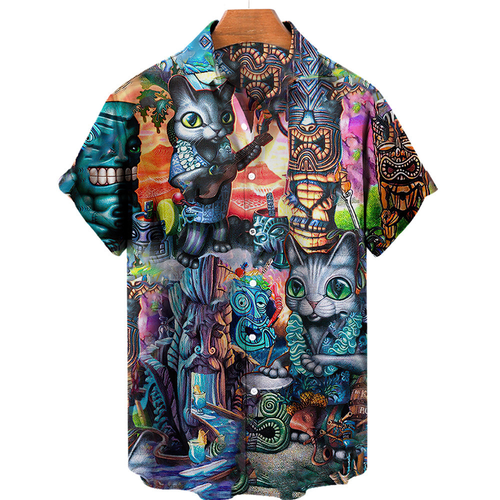 Beachwear Printed Shirt For Men - Image 5