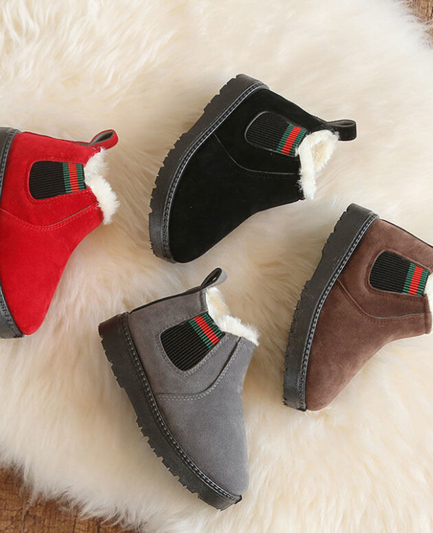 Winter Plus Velvet Children Snow Boots