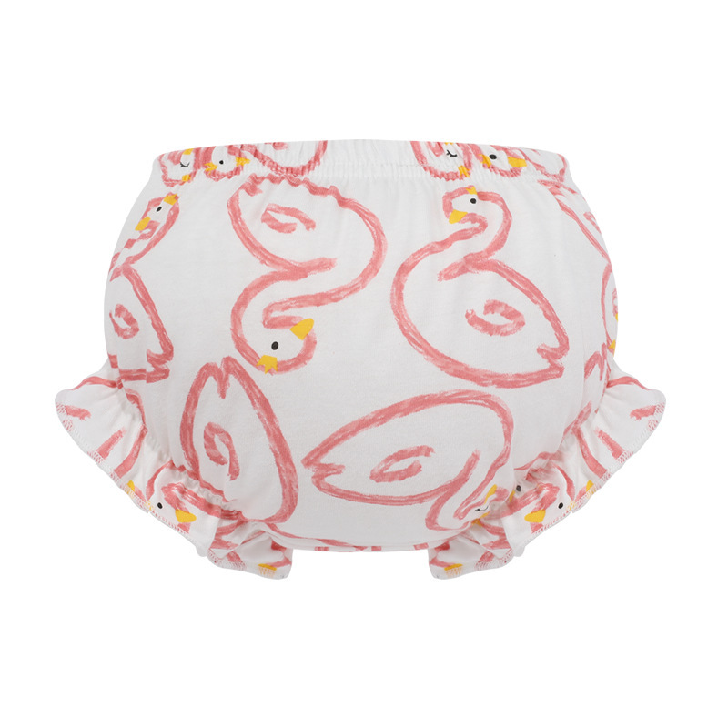 Triangle Shorts Outer Wear Pants Toddler And Children Triangle Bread Hot Pants Bow - Image 6