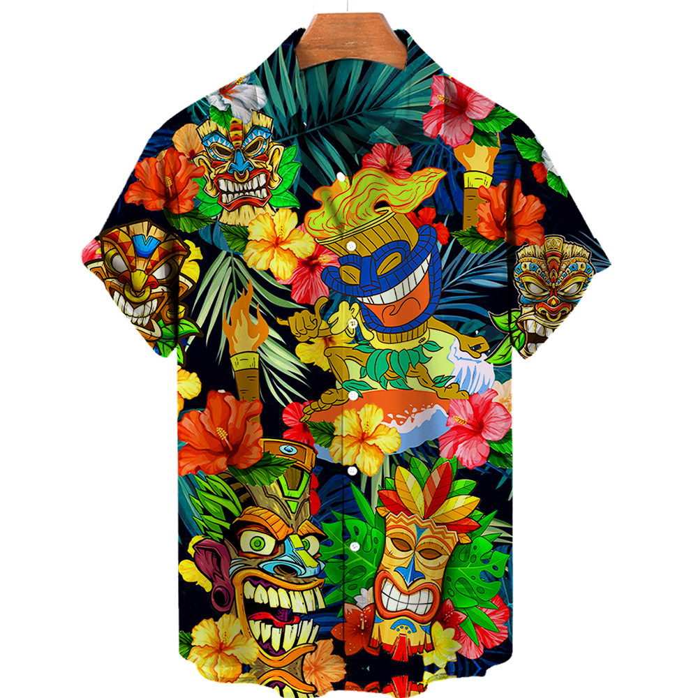 Beachwear Printed Shirt For Men - Image 6