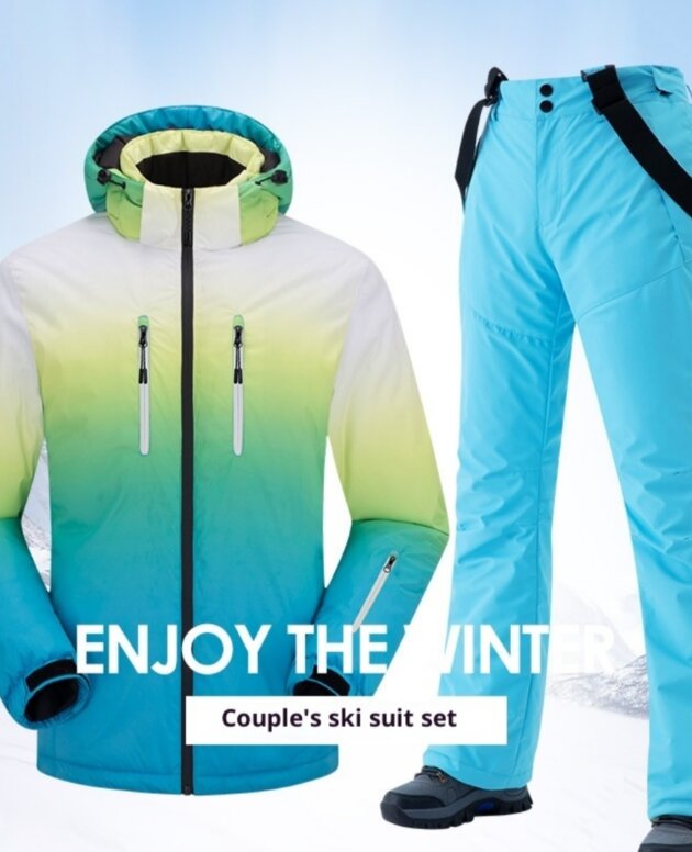 Winter Ski For Men And Women Jackets Waterproof And Thickened