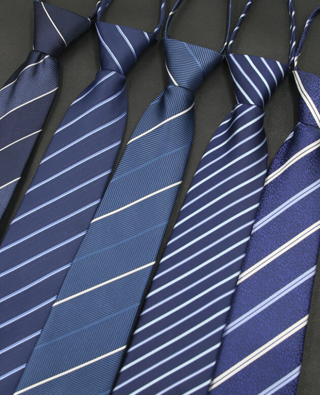 Men's Formal Wear Business Zipper Tie-free