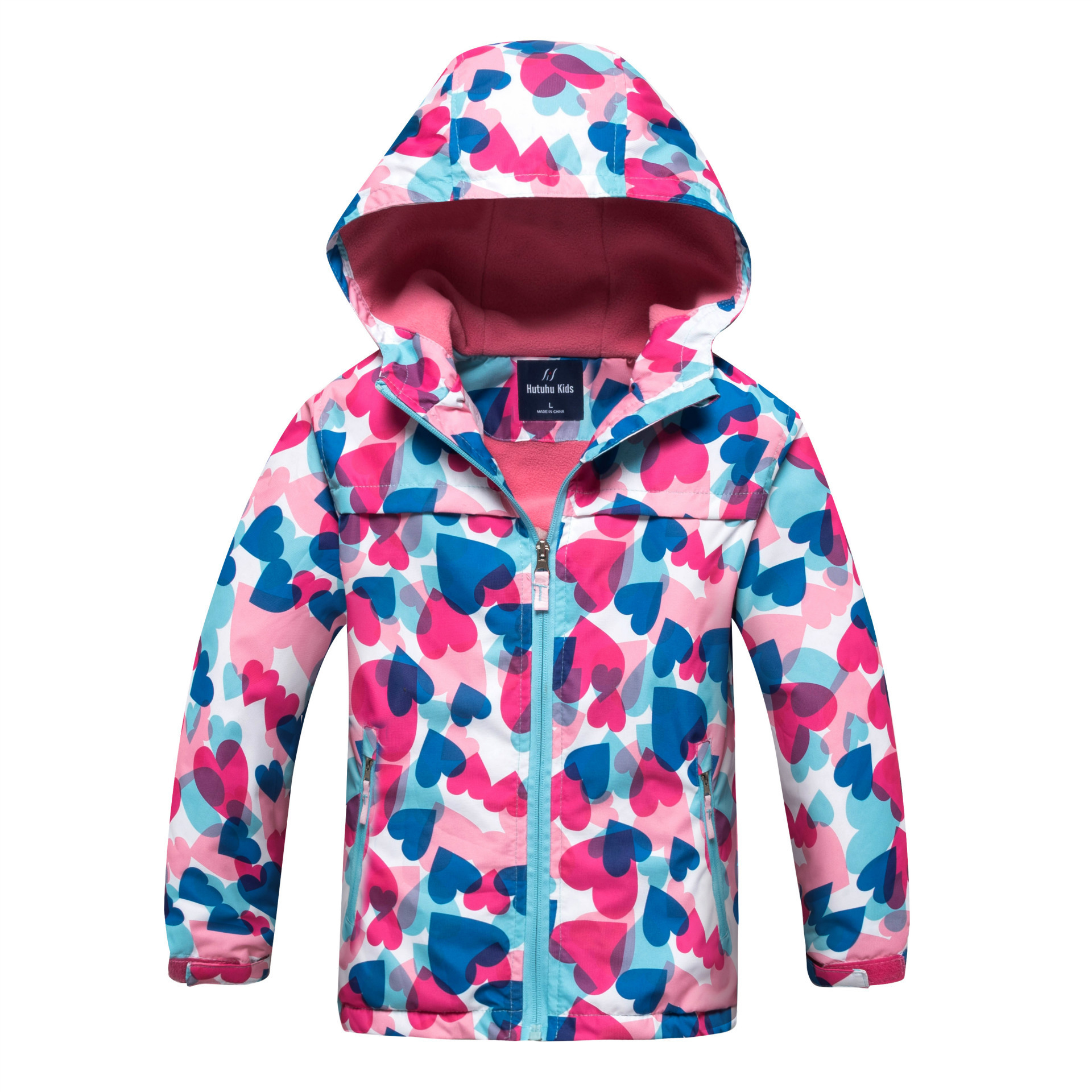 Children's Windbreaker Girls' Jackets, Big Children's Windproof And Rainproof - Image 2