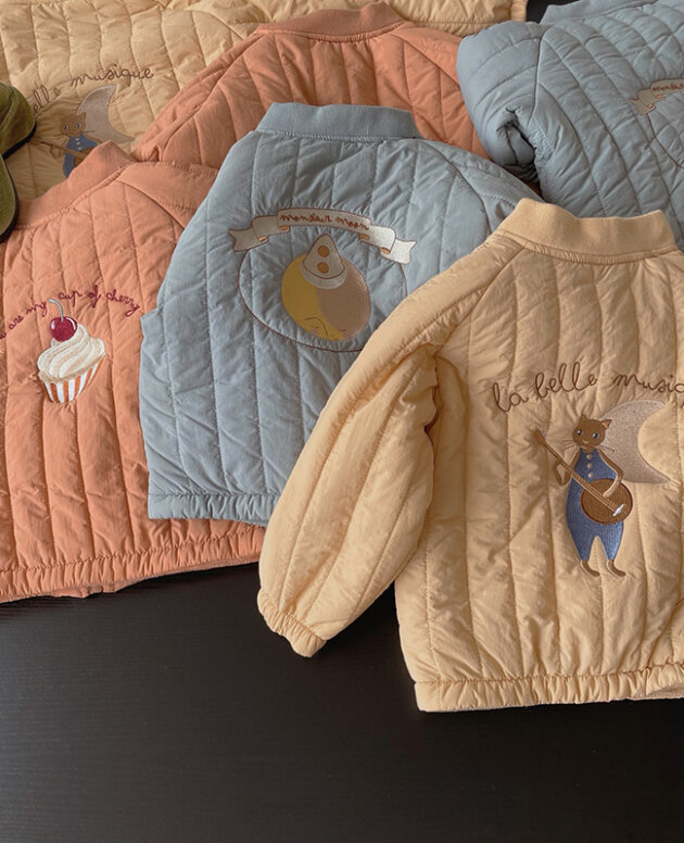 Boys' Cotton Jacket Baby Plush