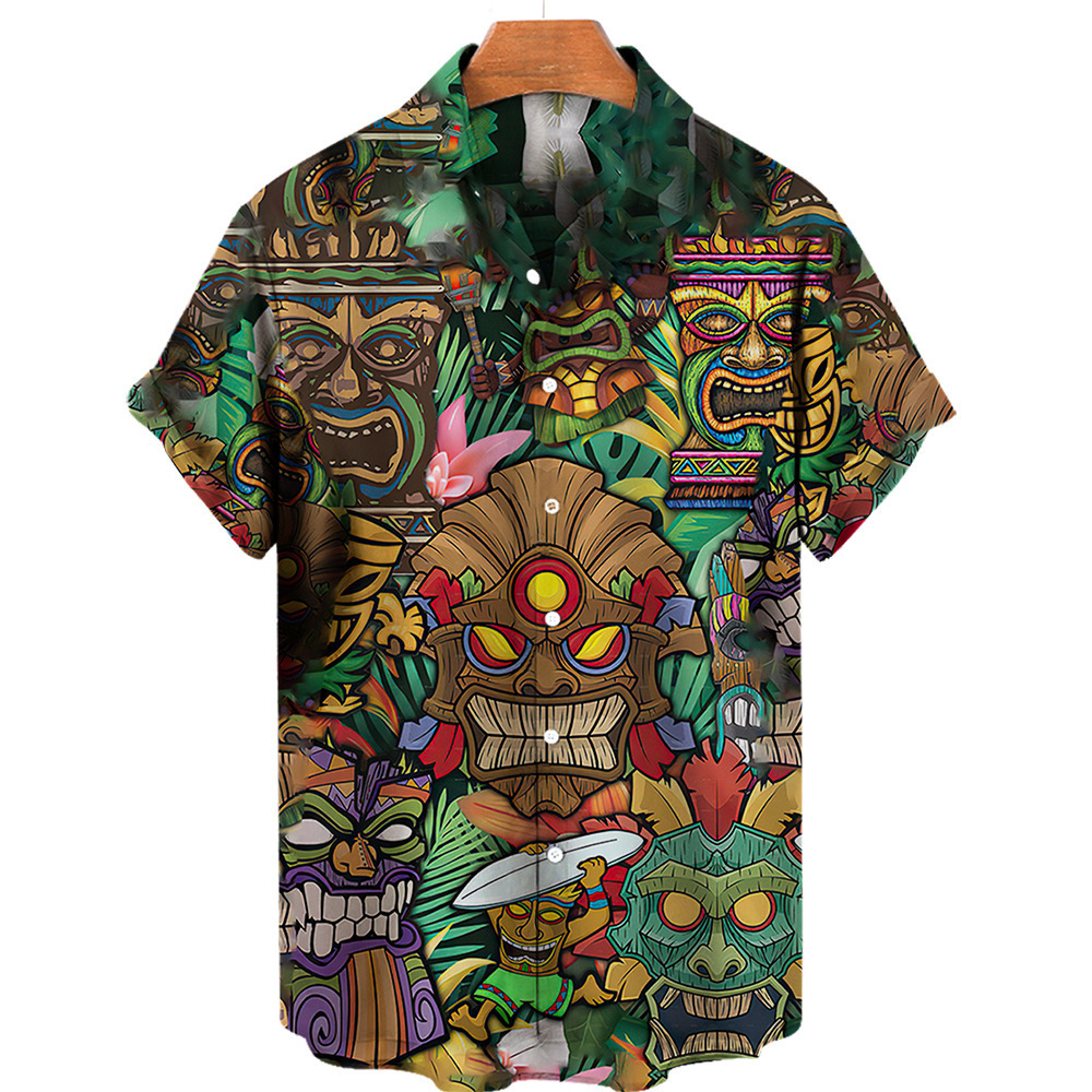 Beachwear Printed Shirt For Men - Image 3