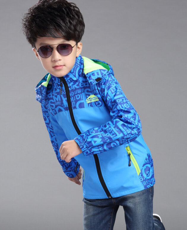 Boys' New Outdoor Jacket Coat
